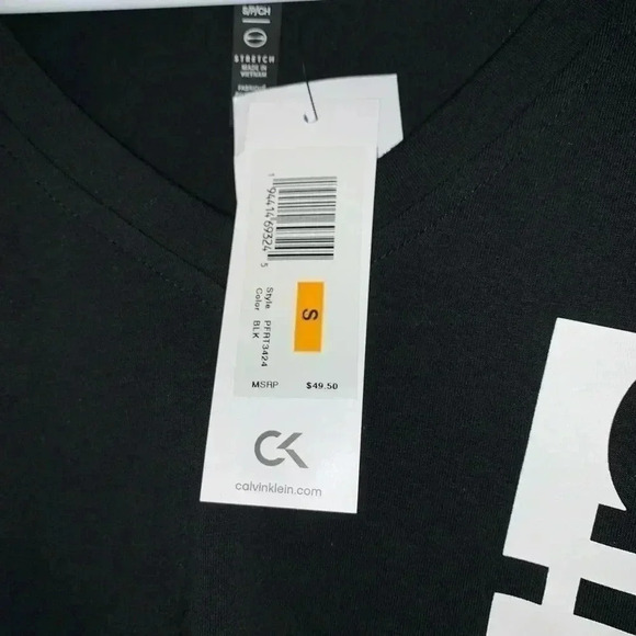 Calvin Klein Performance V-Neck T-Shirt - Picture 5 of 5